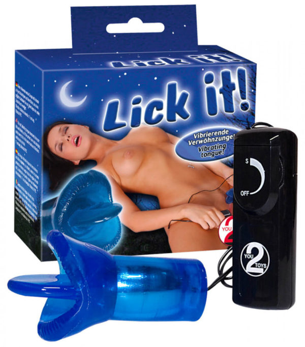 You2Toys Lick It oral - masturbátor pro ženy (modrý)