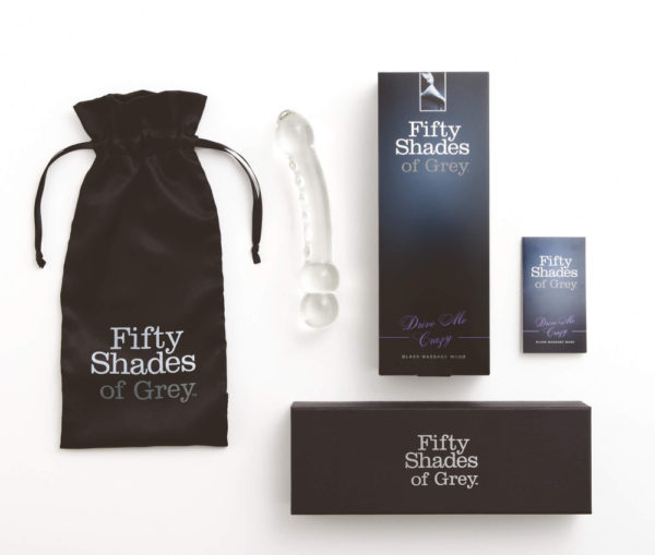 Fifty Shades of Grey Drive Me Crazy - sklenené dildo