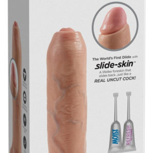 King Cock 6 Předkožkátor - realistické dildo (15 cm) - přírodní barva