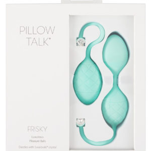 Pillow Talk Frisky - 2 Piece Geisha Ball (Turquoise)