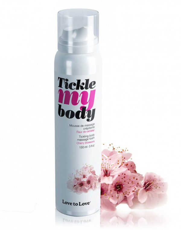 TICKLE MY BODY - CHERRY BLOSSOM massage foam (150ml)