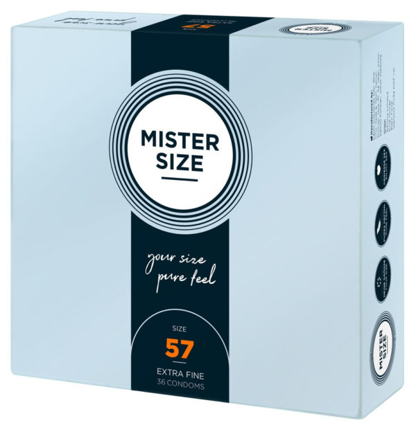 Mister Size thin condom - 57mm (36pcs)