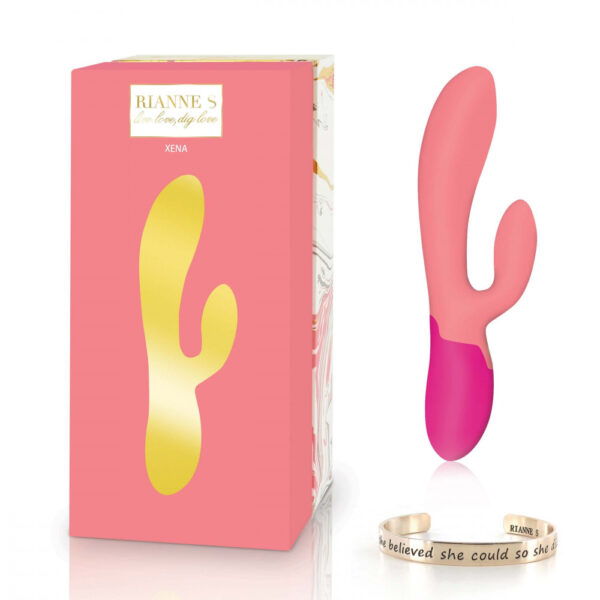 RS - Essentials - Xena Rabbit Vibrator Coral & French Rose