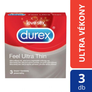 Durex Feel Ultra Thin - ultra realistické kondomy (3ks)