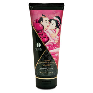 Shunga - masážní krém (malina) - 200ml