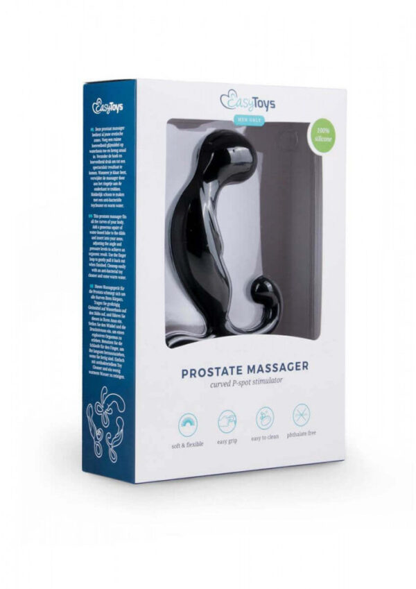 Curved Prostate Massager - Black