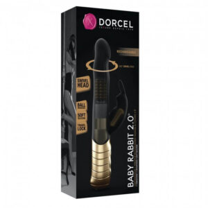 DORCEL BABY RABBIT BLACK & GOLD 2.0 - RECHARGEABLE