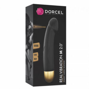 DORCEL REAL VIBRATION M BLACK 1 GOLD 2.0 - RECHARGEABLE