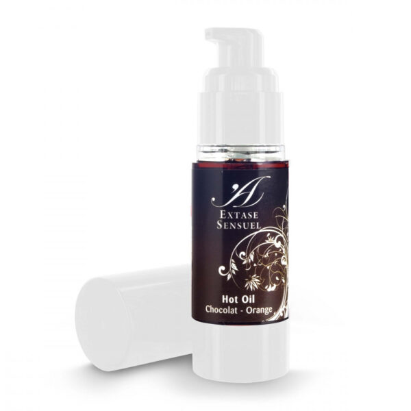 Extase Sensuel - masážní olej s hřejivým účinkem - pomeranč-čokoláda (30ml)