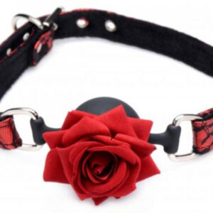 Eye-Catching Ball Gag With Rose