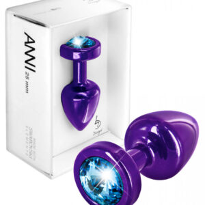 DIOGOL Anni - blue stone anal plug - purple (2