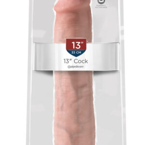 King Cock 13 - gigantic lifelike dildo (33cm) - natural