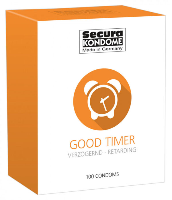 Secura Good Timer - kondomy na oddálení ejakulace (100 ks)