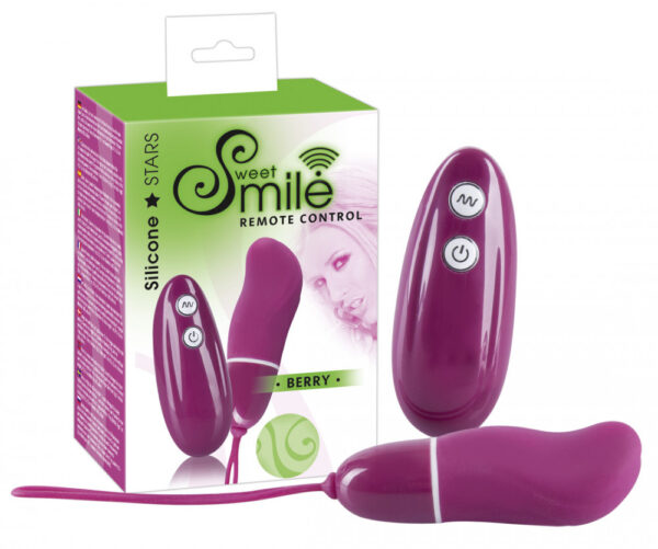 Sweet Smile Berry - mini vibrátor na bod G (7 cm)