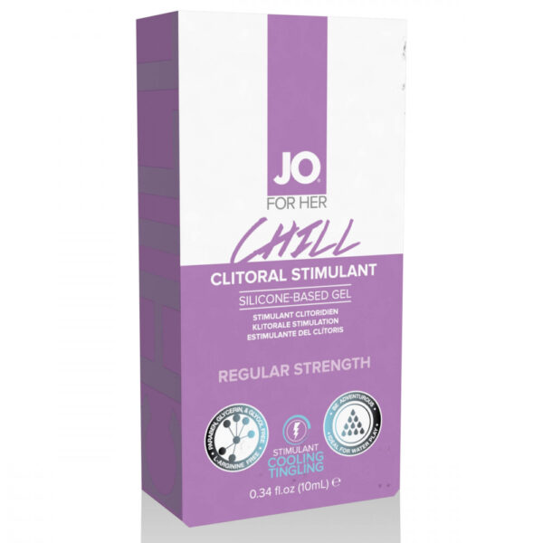 System JO Clotoral Stimulant Cooling Chill - stimulační gel pro ženy (10ml)