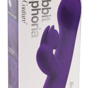 Vibe Couture Rabbit Euphoria - Cordless Clitoral G-Point Vibrator (Purple)