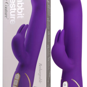 Vibe Couture Rabbit Gesture - Bunny forward and backward moving vibrator (purple)