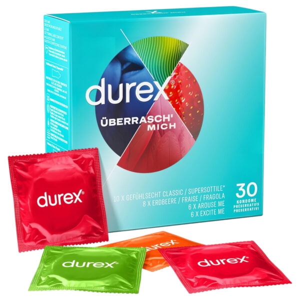 Durex - balíček vonných kondomů (30 ks)