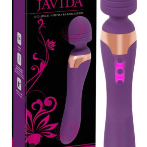 Javida Double - masážní vibrátor (fialový)