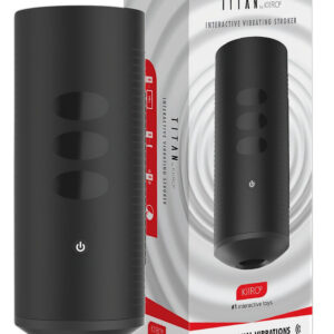 Kiiroo Titan Experience - interaktivní nabíjecí masturbátor (černý)