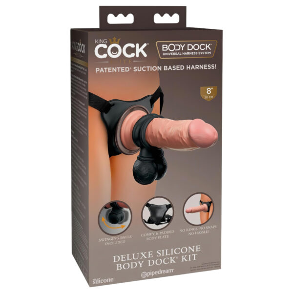 King Cock Elite Deluxe - připínací dildo sada