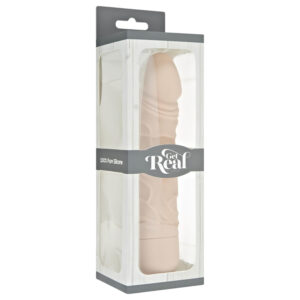 Klasický Get Real - realistický silikonový vibrátor (přírodní)