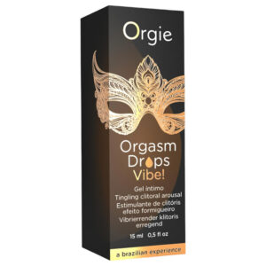 Orgie Orgasm Drops Vibe - brnivý intimní gel pro ženy (15 ml)