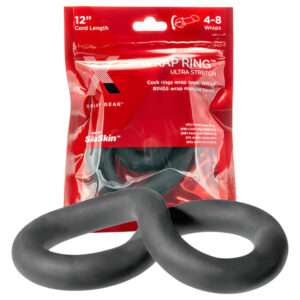 Perfektní Fit Ultra Wrap 12 - extra silný černý kroužek (30 cm)